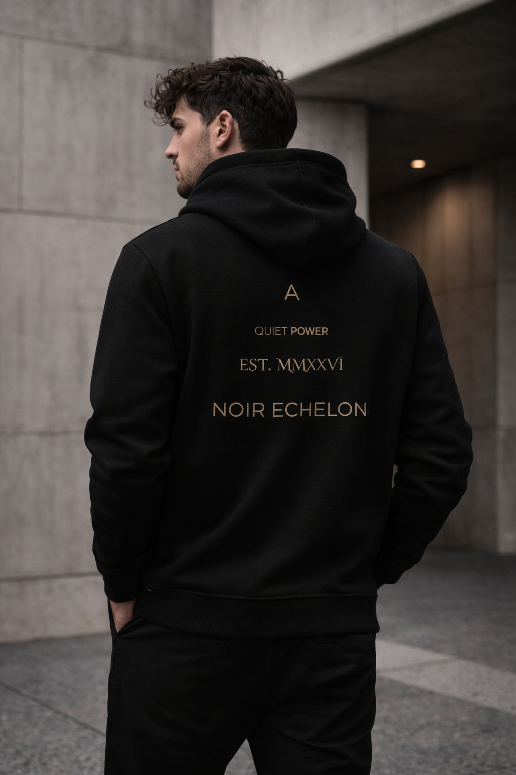 Noir Echelon Hoodie